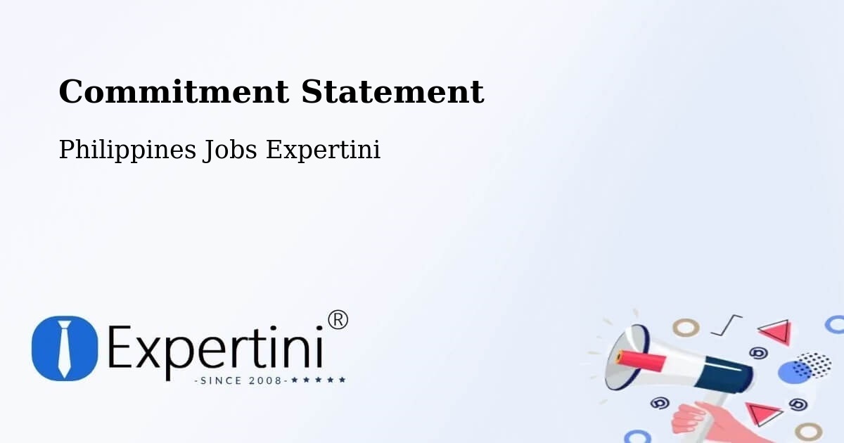 Corporate Commitment – Magalang - Philippines Jobs Expertini